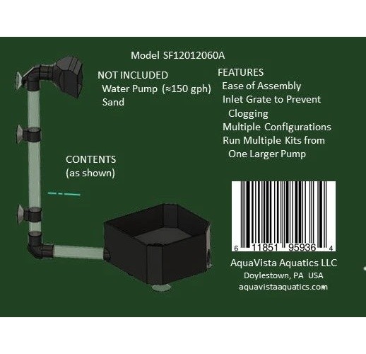 AquaVista Aquatics Sutherland Sandfall Kit