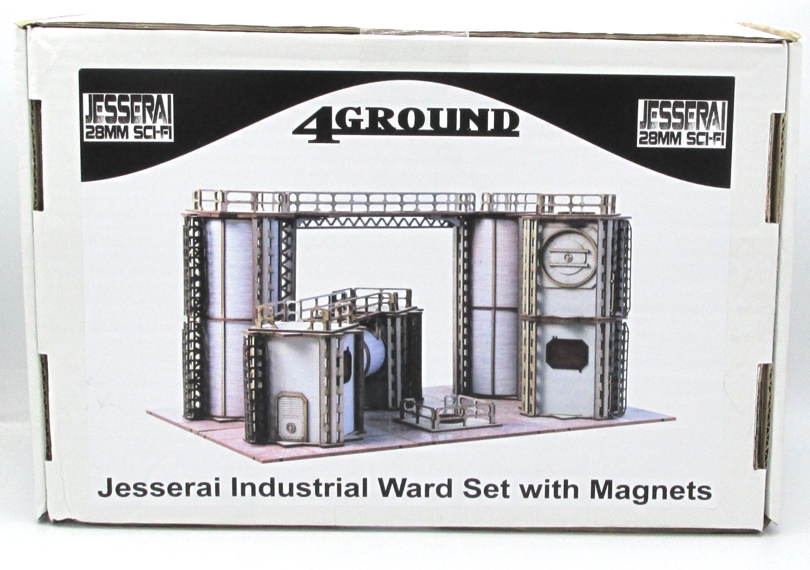 4Ground M28S-JES-S3 Jesserai Industrial Ward Set with Magnets (28mm Sci-Fi)