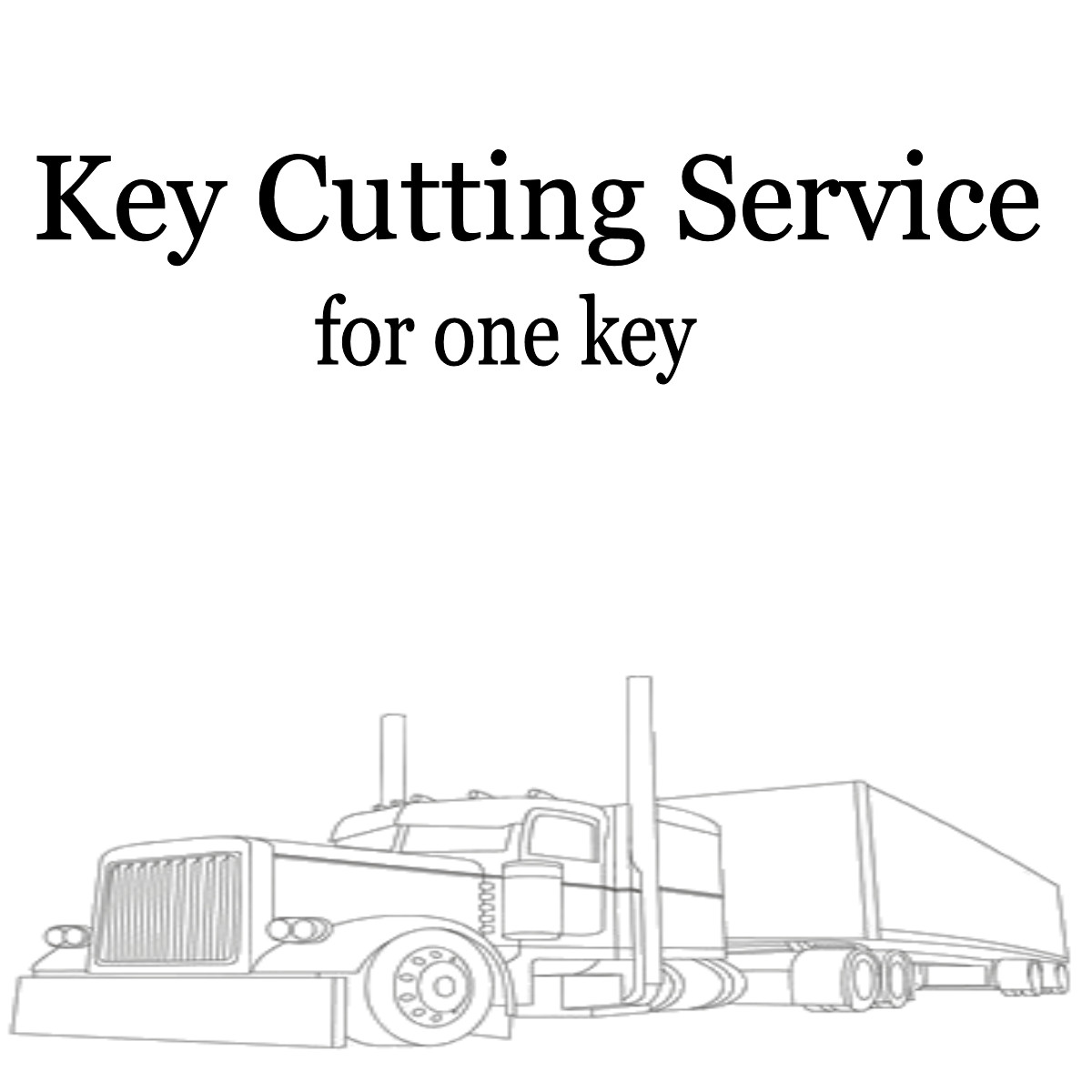 Key Cutting Service-Purchase After Pre Approval & In Conjunction W/Key Purchase