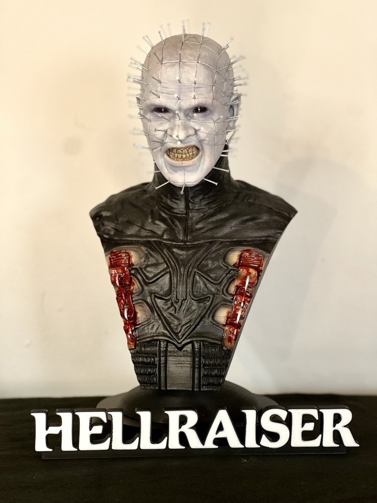 Hellraiser Cenobite  Pinhead Horror Bust Statue prop figure 1:2 scale
