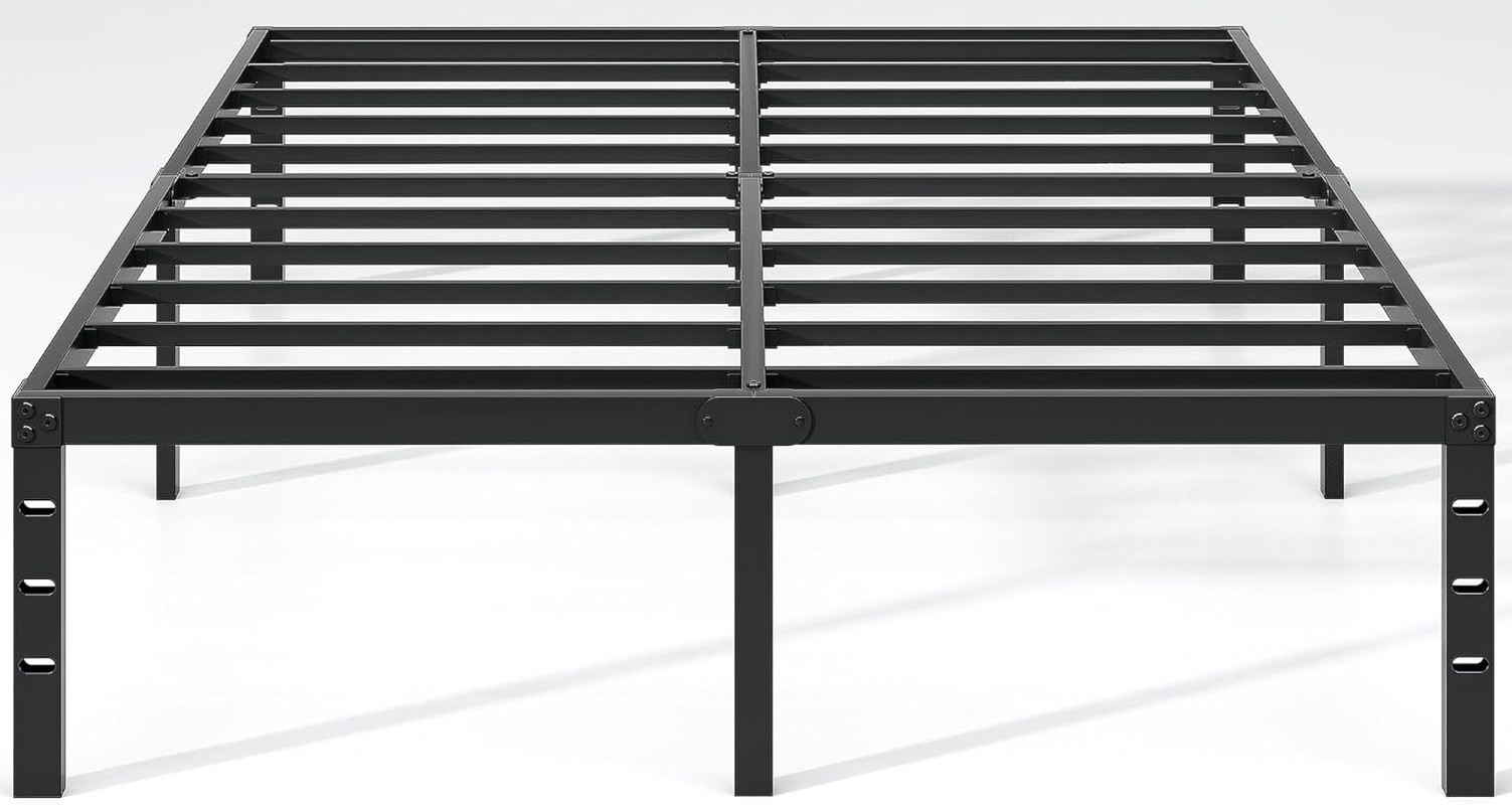 Metal Bed Frame,Full Size Bed Frame with Storage Space,Heavy Duty Sturdy