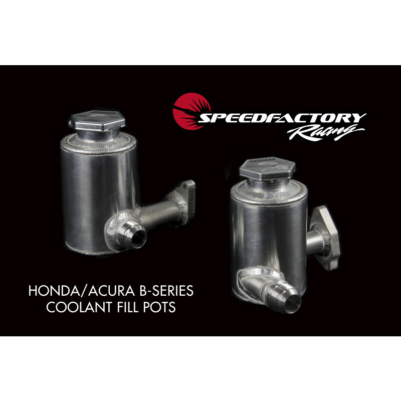 SpeedFactory Honda Acura B-Series RACE Cooling System Fill Pots B16 B18c5 32MM