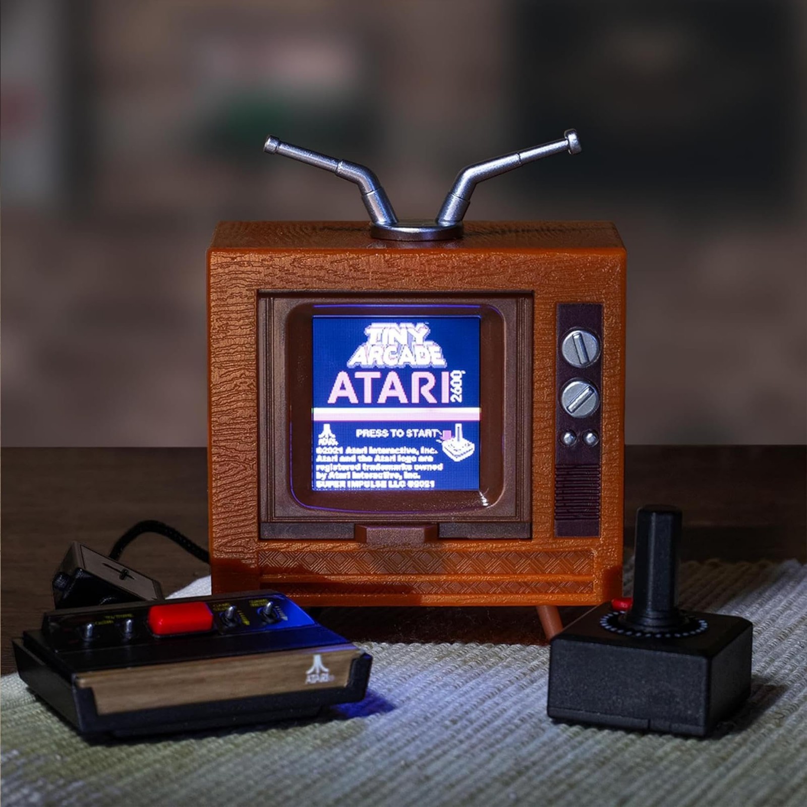 Mini Retro Arcade Console 3.5” Portable Gaming System with 10 Classic Games - Gi