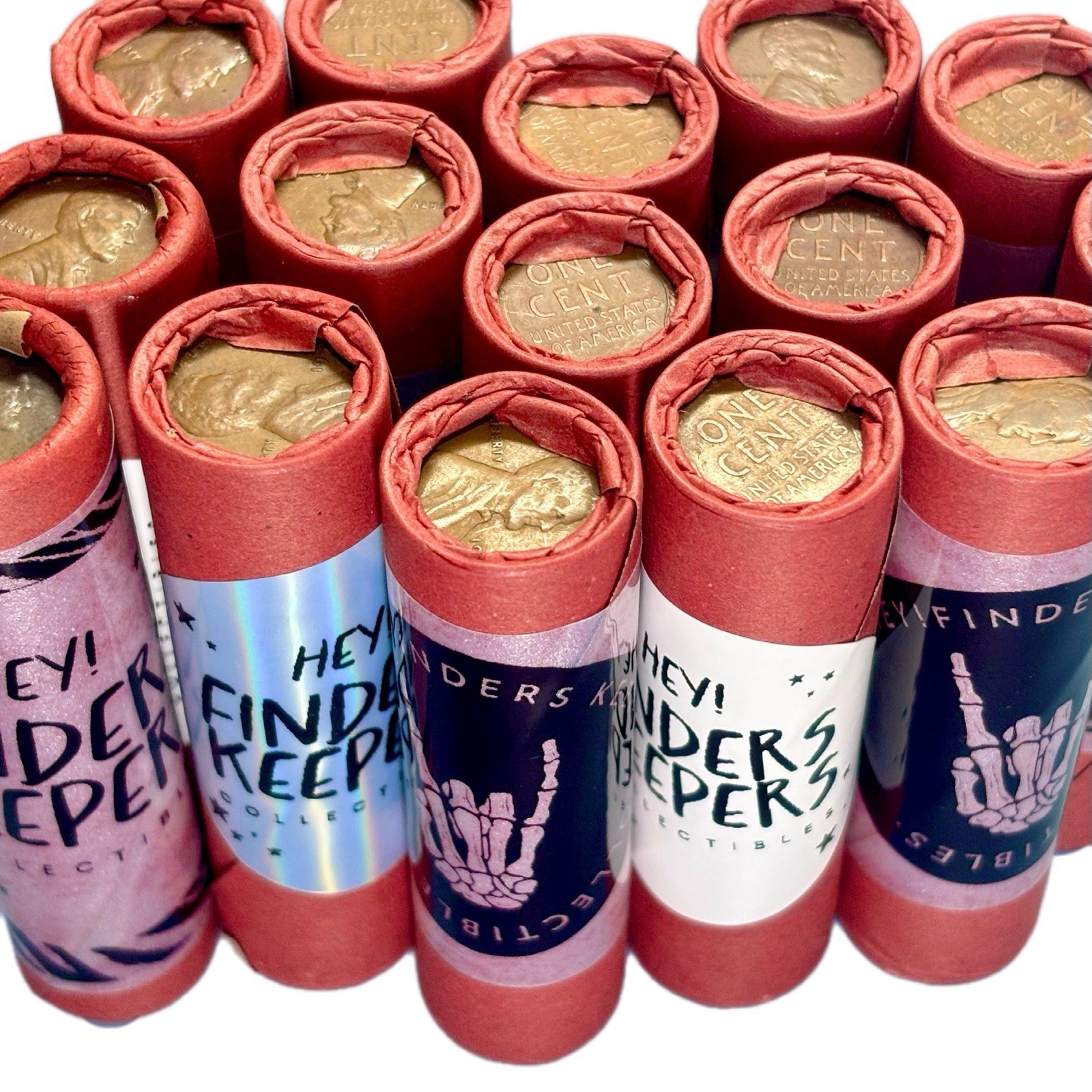 Lincoln Wheat Cent Pennies 1909-1958 Roll Hunting 1 Roll of 50 Coins Collector