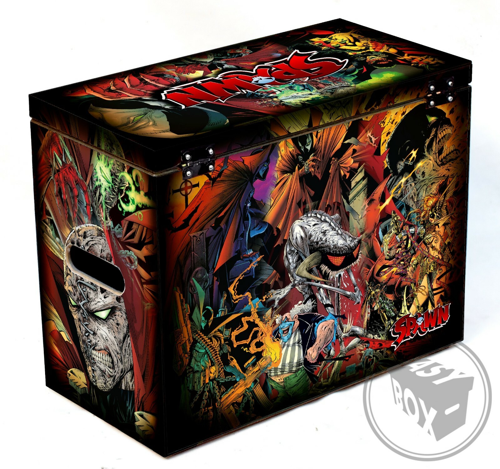 Spawn #3 - Large Comic Book Hard Storage Box Chest MDF