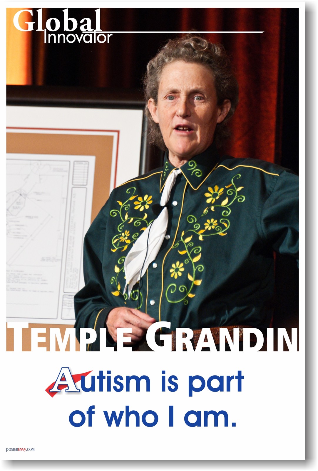 Temple Grandin - NEW Famous Person Motivational Autism POSTER