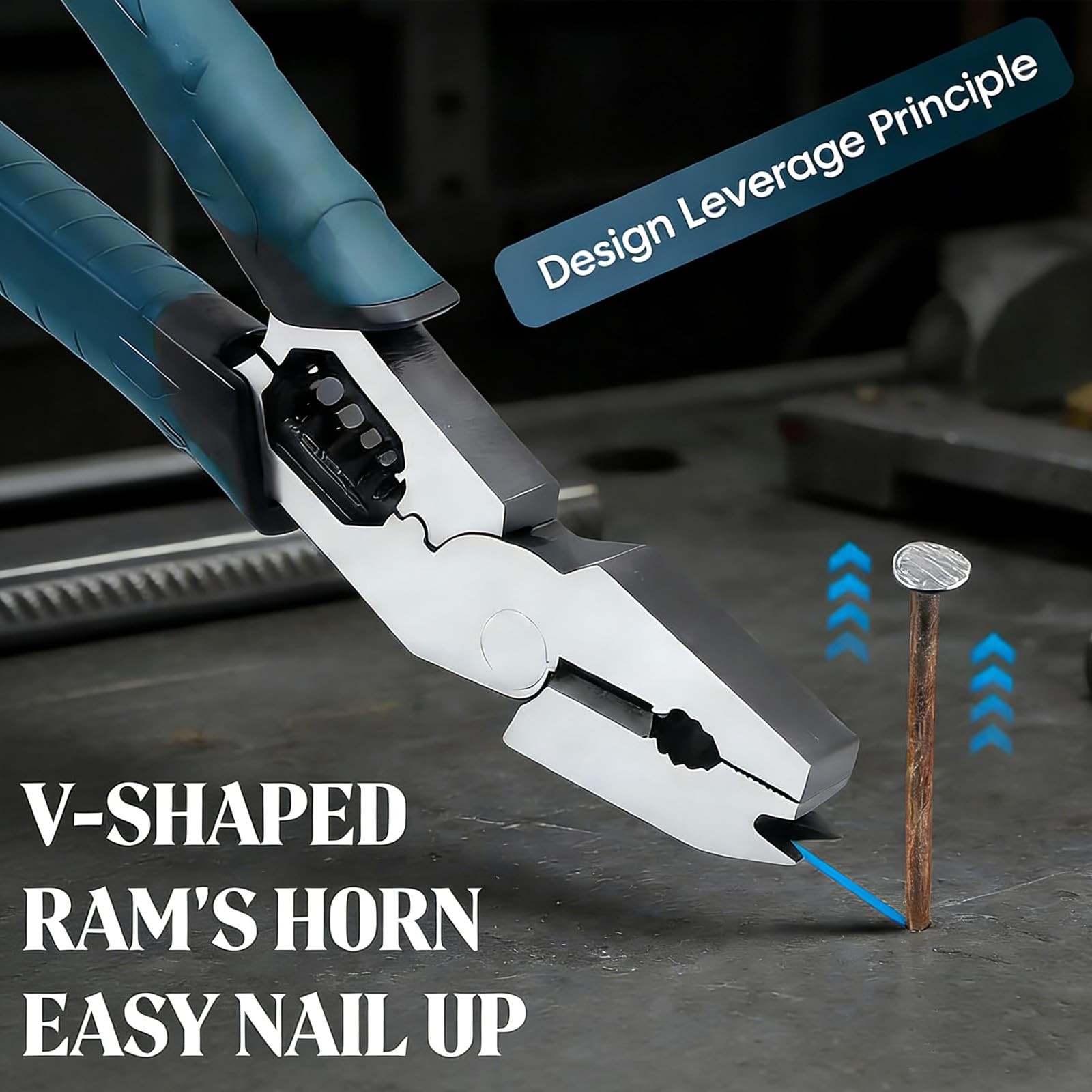 Industrial-Grade 9-in-1 Multi-Function Cutting Pliers, Wire Cutter, Stripper,...