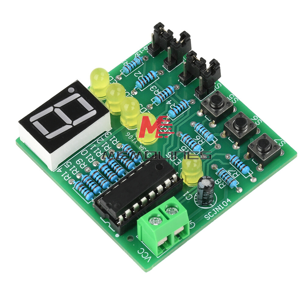 DC 5V DIY LED Decoding Display Electronic Parts DIY PCB Soldering Practice Kit