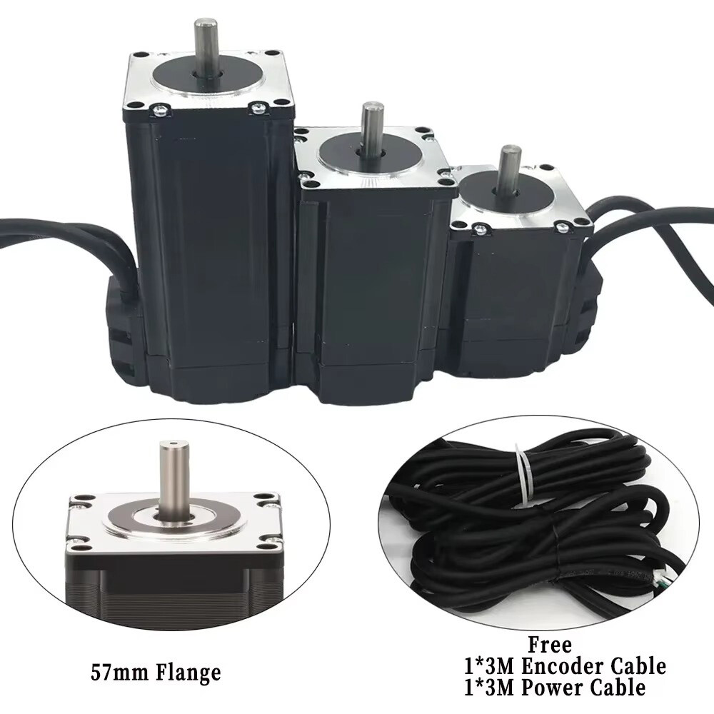 0.05mm Precision Ballscrew Linear Slide Stage Nema23 Easy Servo Motor CNC Kit