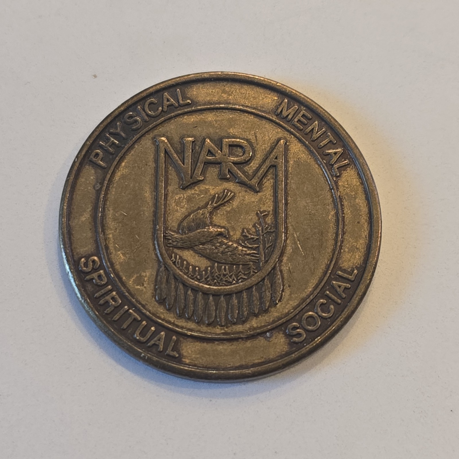 NARA "I am human" Coin Physical Mental Spiritual Social Coin