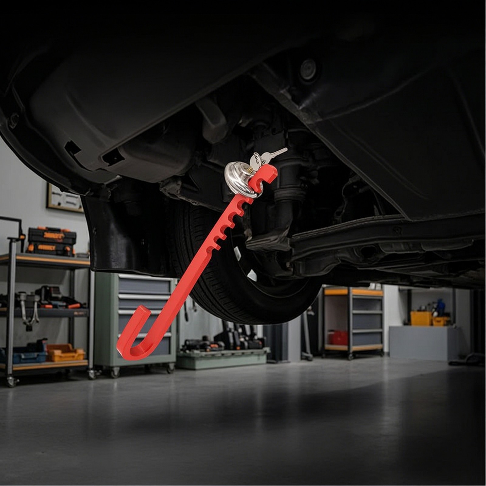 J-Shaped Hook Trailer Lock securityTheft Trailer Spring Spring Hook Lock
