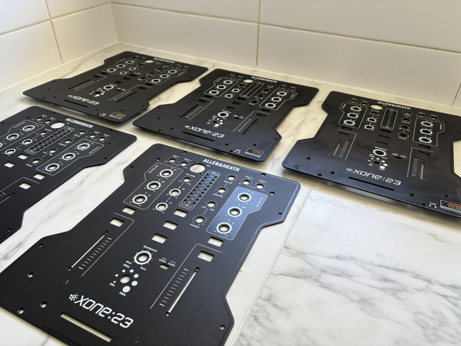 5x Allen Heath Xone 23 Faceplates Front Panels