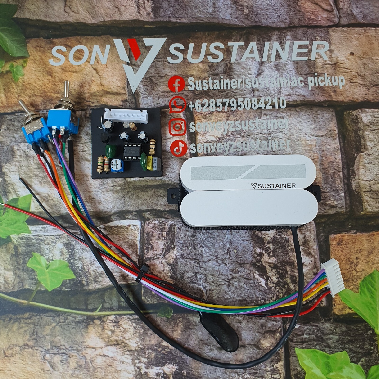 Sustainiac Humbucker (White)