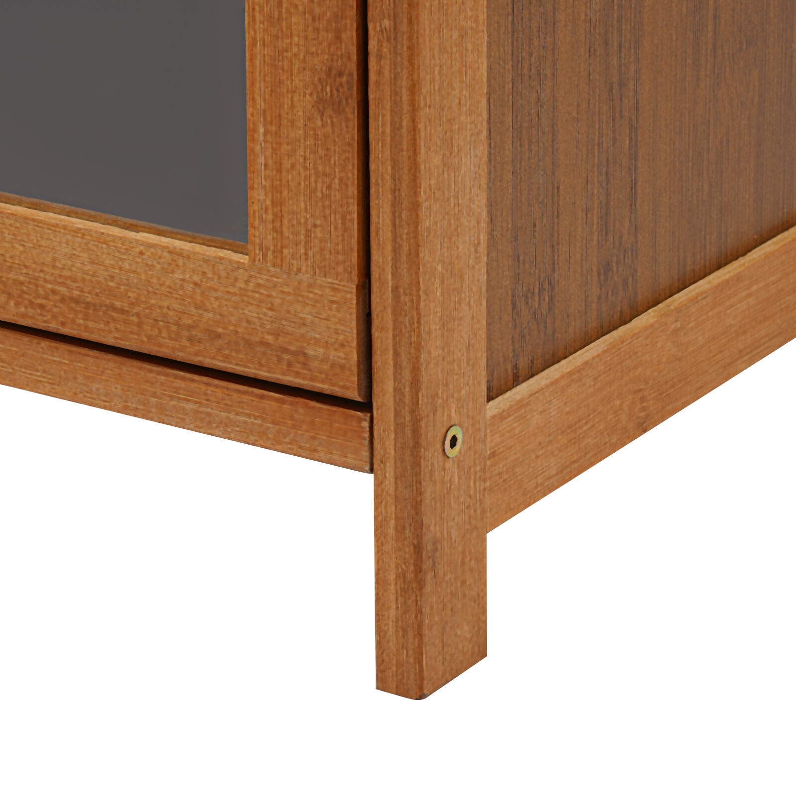 Shoe Organizer 6-Tier Storage Cabinet w/ 3 Flip-up Door 32" Entryway Bamboo