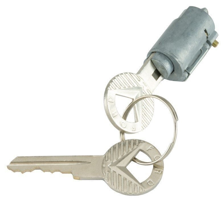 Trunk Lock Set With Keys For 1955-59 and 1961-63 Ford Thunderbird