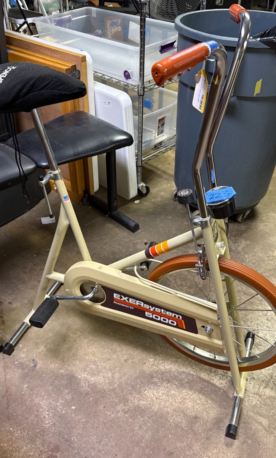 VTG MCM Roadmaster Exersystem 5000 Exercise Cardio Bike Stationary - Estate Find