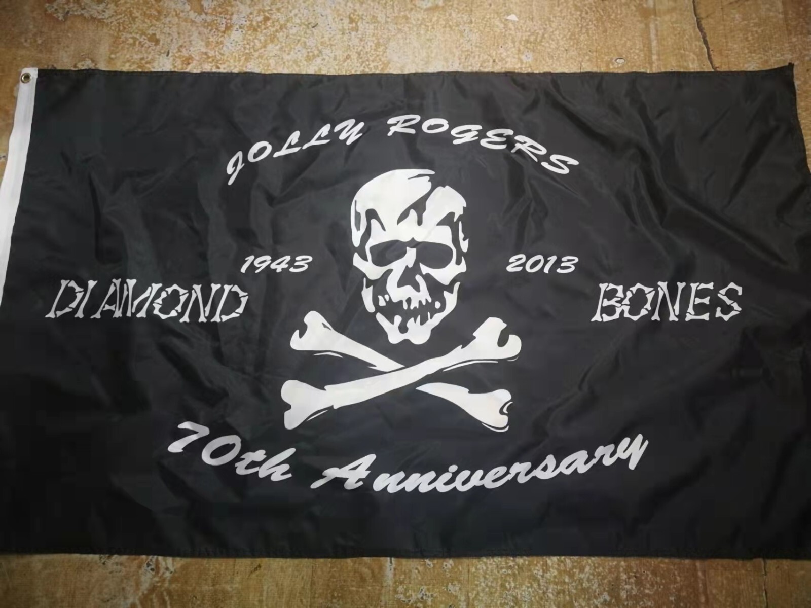 USN VF-103 Jolly Rogers 70th Anniversary 3x5 ft Single-Sided Flag Banner