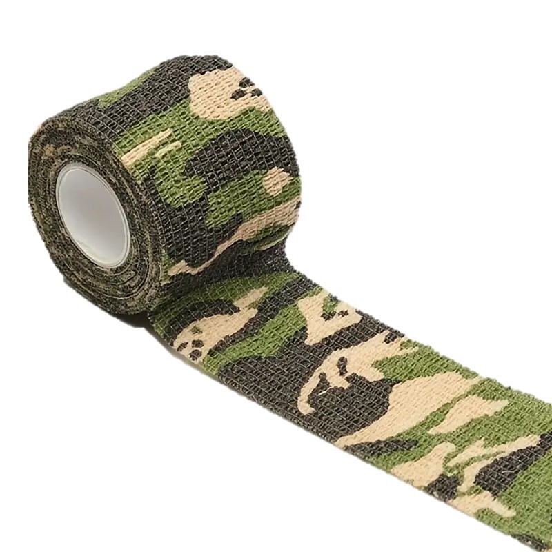 Forest Camouflage Adhesive-free Wrap Tape 2 in x 15 ft (1 Wrap) by YOYZA