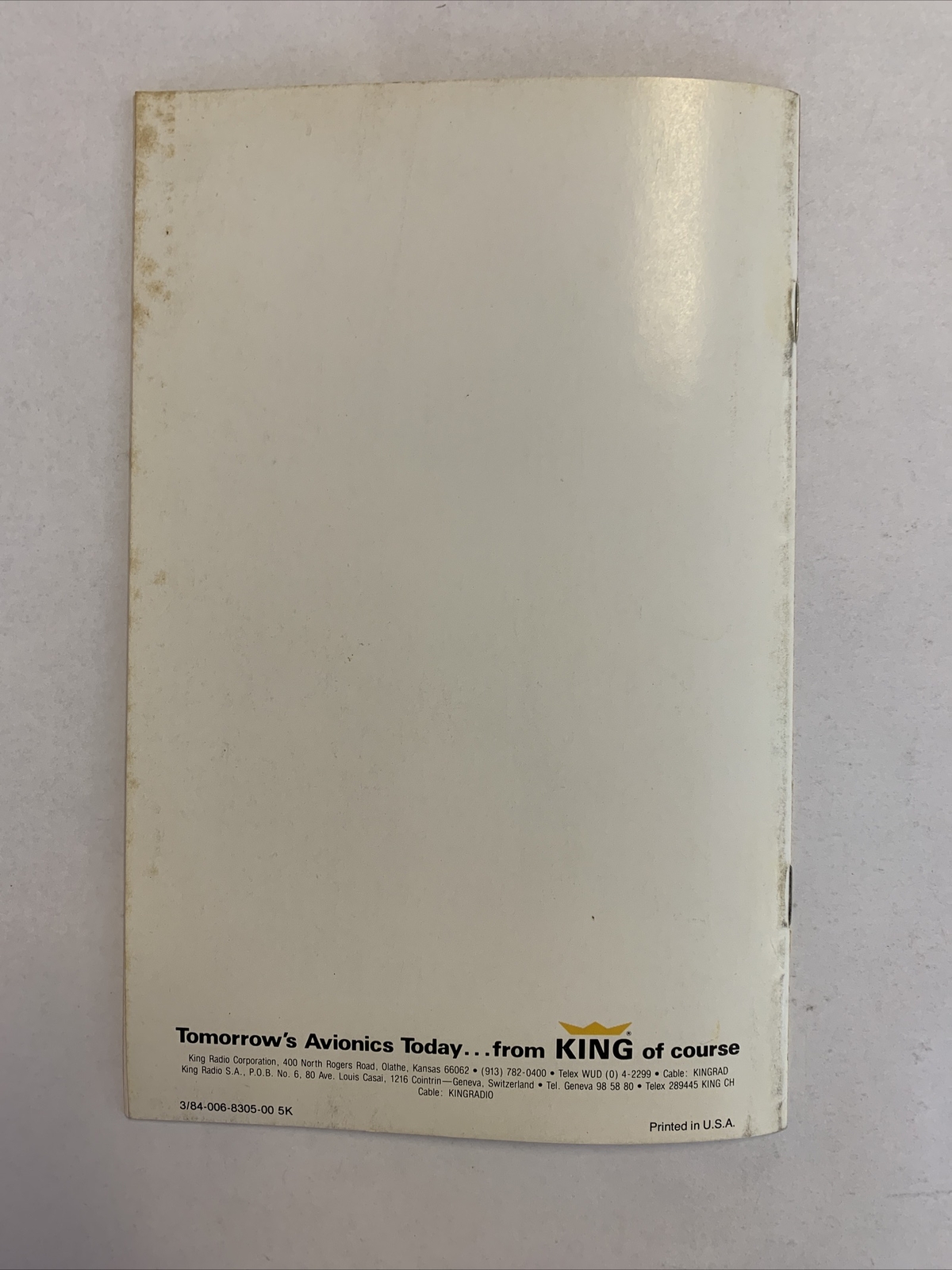 King KFC 250 Flight Control System Pilot's Guide