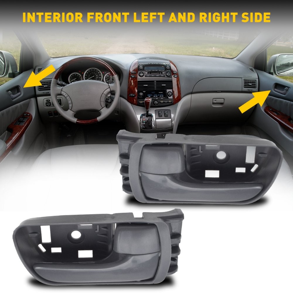 Inner Handle Door Front Driver&Passenger Side LH RH For 2004-2010 Toyota sienna
