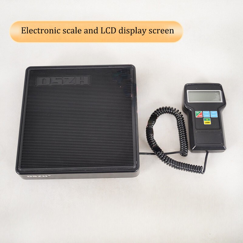 Portable Digital A/C Refrigerant Freon Charging Weight Scale Electronic Scale