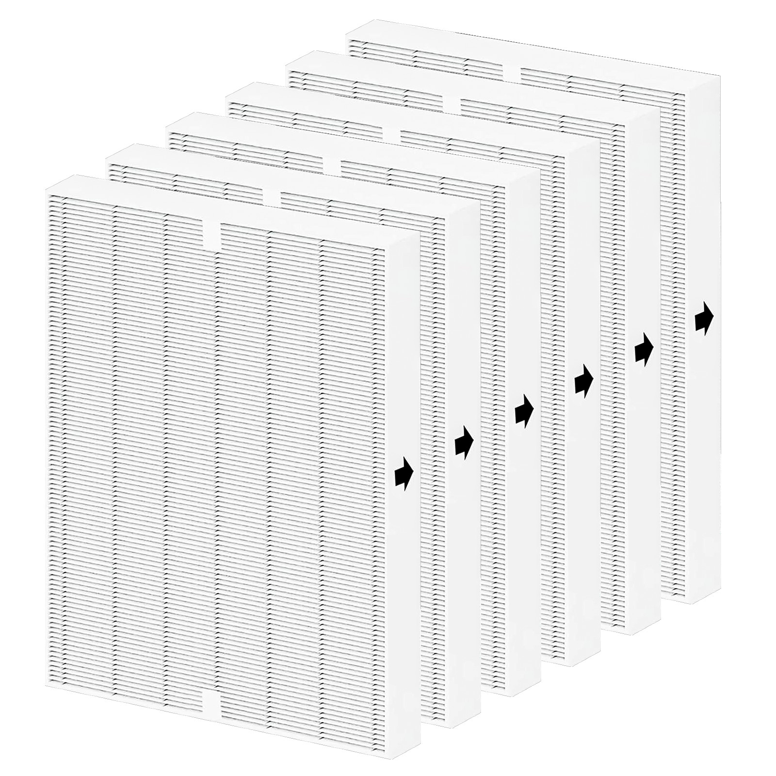 6 Pack AP-1512HH True HEPA Replacement Filter for Coway Airmega and Airmega 200M