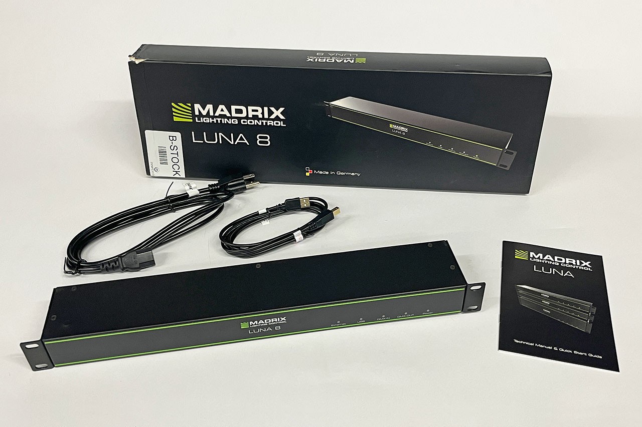 MADRIX LUNA 8 - 8 Universe Art-Net Node/USB 2.0 DMX