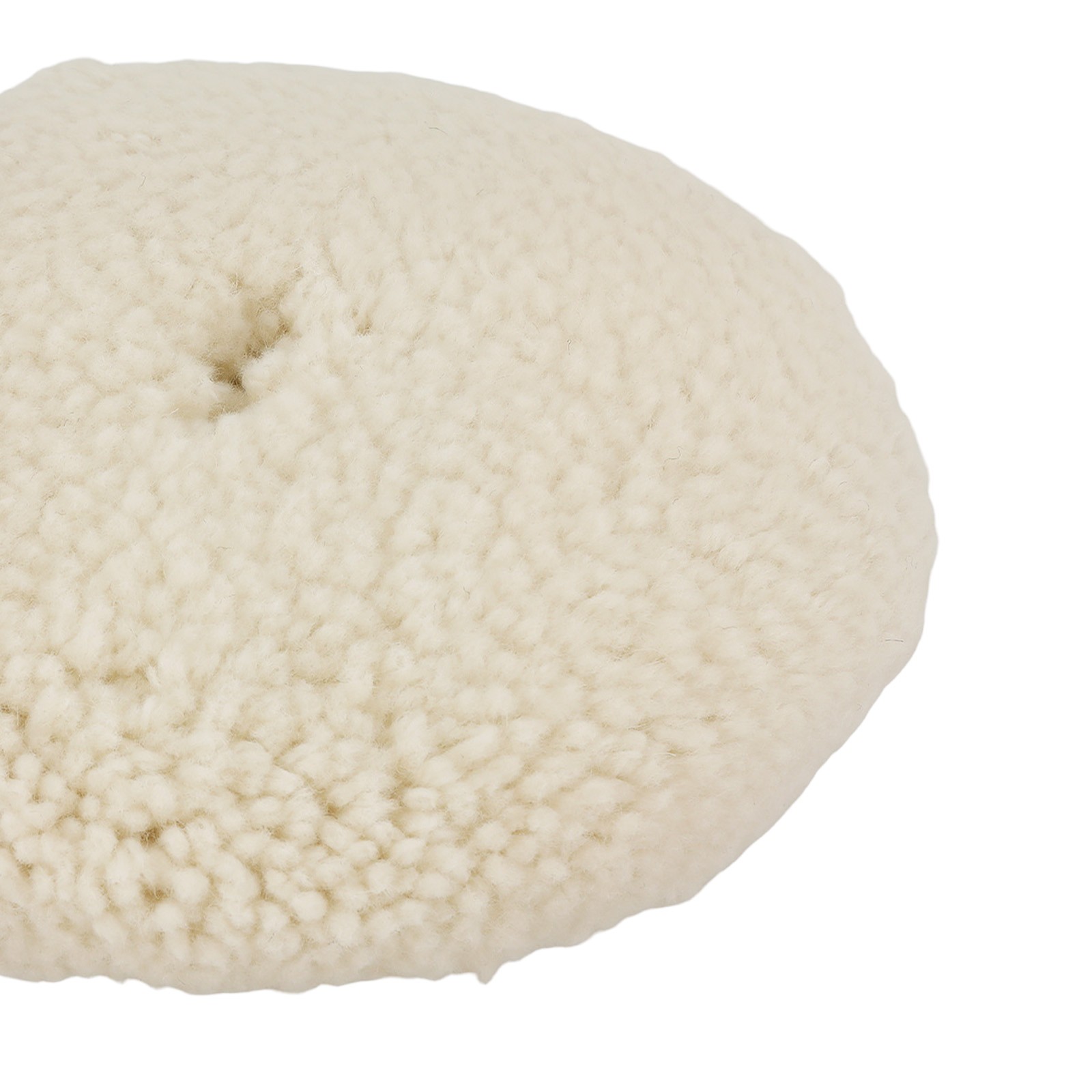 7" Hook Loop Wool Compound Bonnet Car Polishing Pad Polisher Buffer