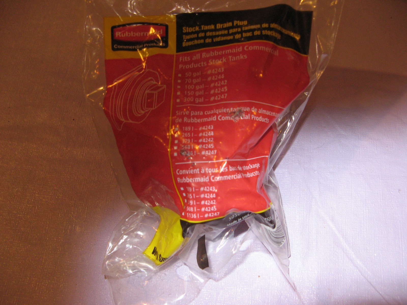 stock tank drain plug,oem genuine rubbermaid