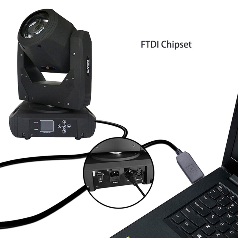 Efficient USB To RS485 Converter Cable For Sound And Light Systems 1.80m 1.0m