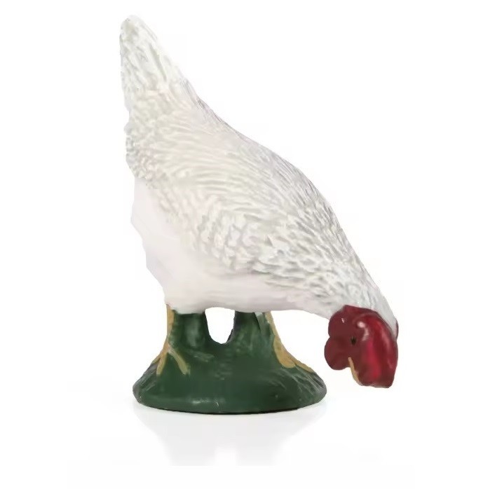 Chicken Hen Animal Figure Toy PVC Wildlife Small Figurine Birthday Gifts