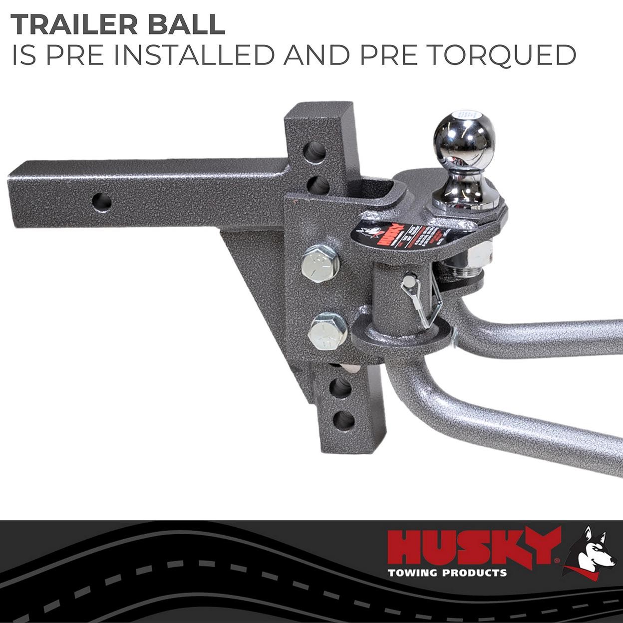 Husky Towing Trailer Weight Distribution Kit - Two Point Round Bar