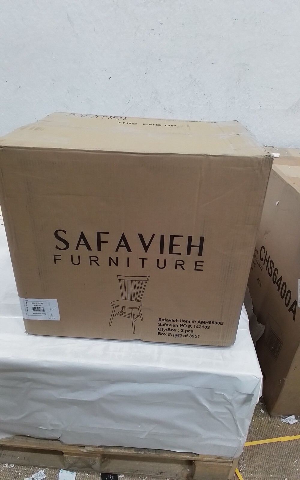 Safavieh PARKER SPINDEL SIDE CHAIR, Reduced Price 2172732783 AMH8500B