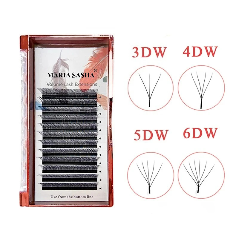 MARIA W-Shaped 3D 4D 5D 6D 7D Pre-Assembled Fan Eyelash Extension