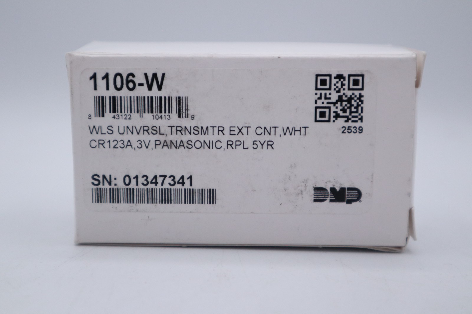 WLS UNVRSL, TRNSMTR EXT CNT, WHT CR123S, 3V, PANASONIC, RPL 5YR