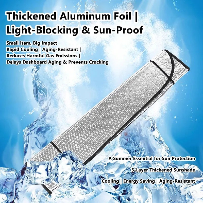 Foldable Car Windshield Front Window Sun Shade Cover Visor UV Block Protector