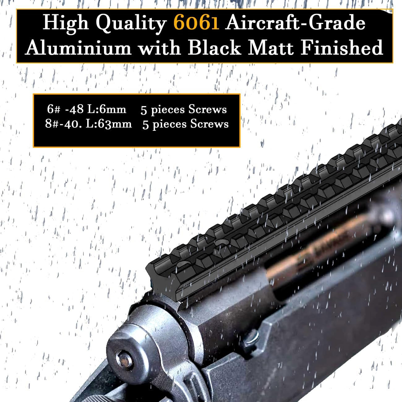 Compatibility Picatinny Rail Mount Built Specifically for Savage Axis/Axis Ii/Ed
