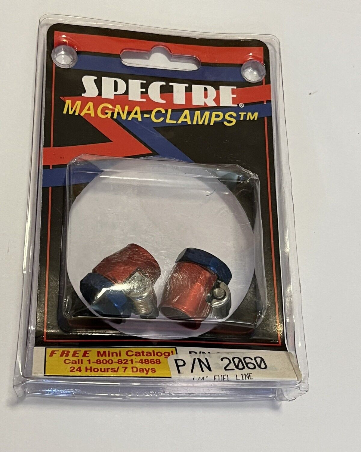 Spectre Magna-Clamps 1/4 Fuel Line Hose Clamp P/N 2060 in Package Set of 2
