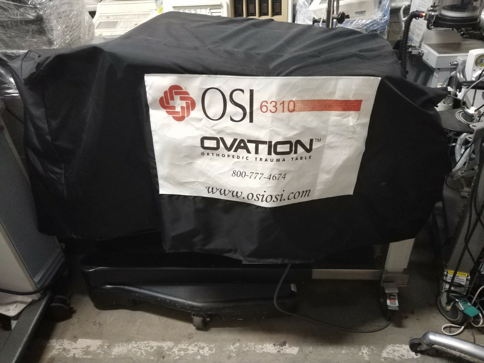 OSI Ovation 6310 Orthopedic Trauma Table With Accessory Cart
