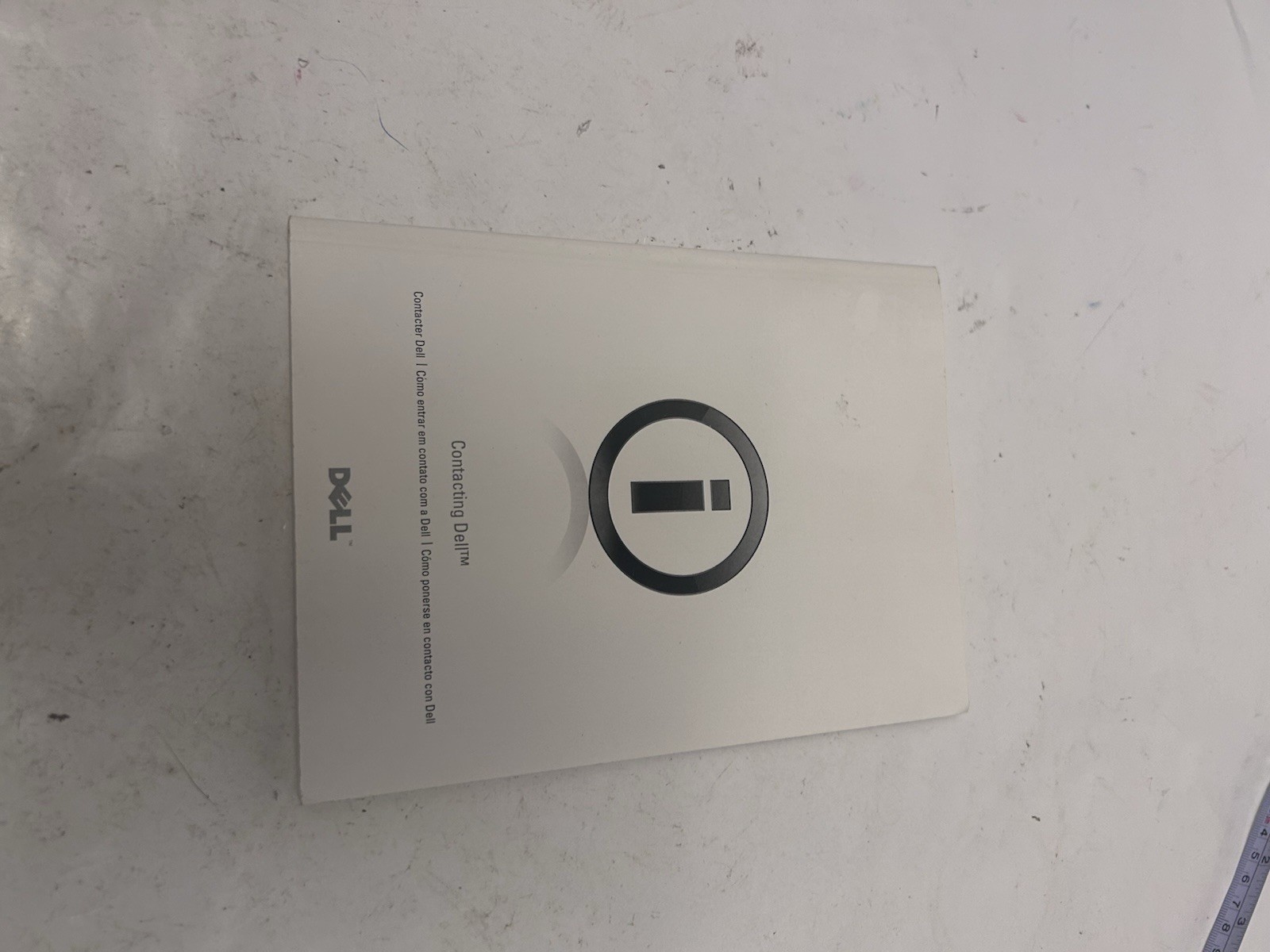 Contacting Dell Book OXN463A00 SC booklet