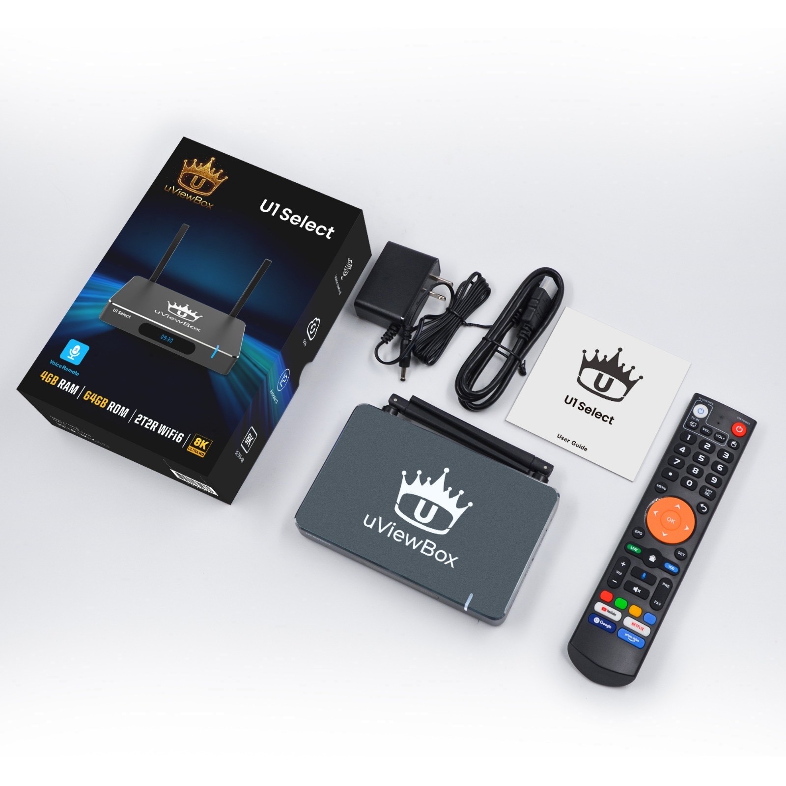 New uViewBox U1 Select, Super Android Top Box. Premium features and Items.