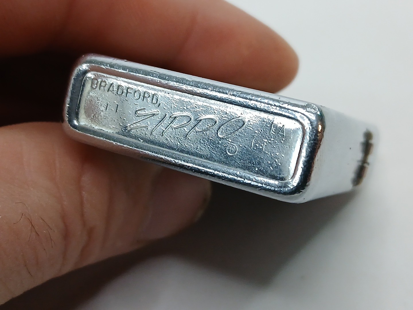 1970 Zippo Lighter - Engraved "JIM"
