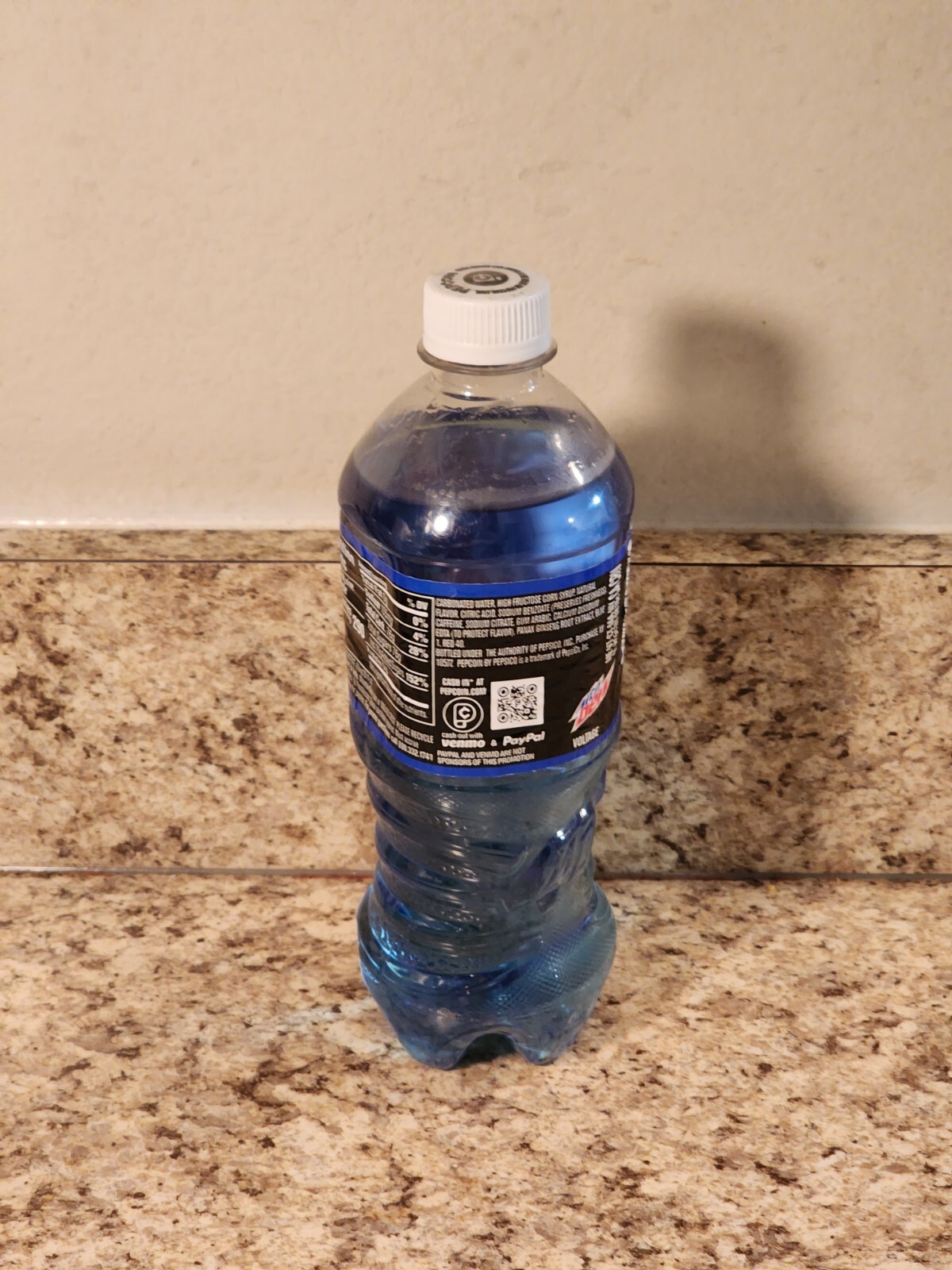 Mountain Dew Voltage 20oz Pepcoin Bottle OLD DESIGN