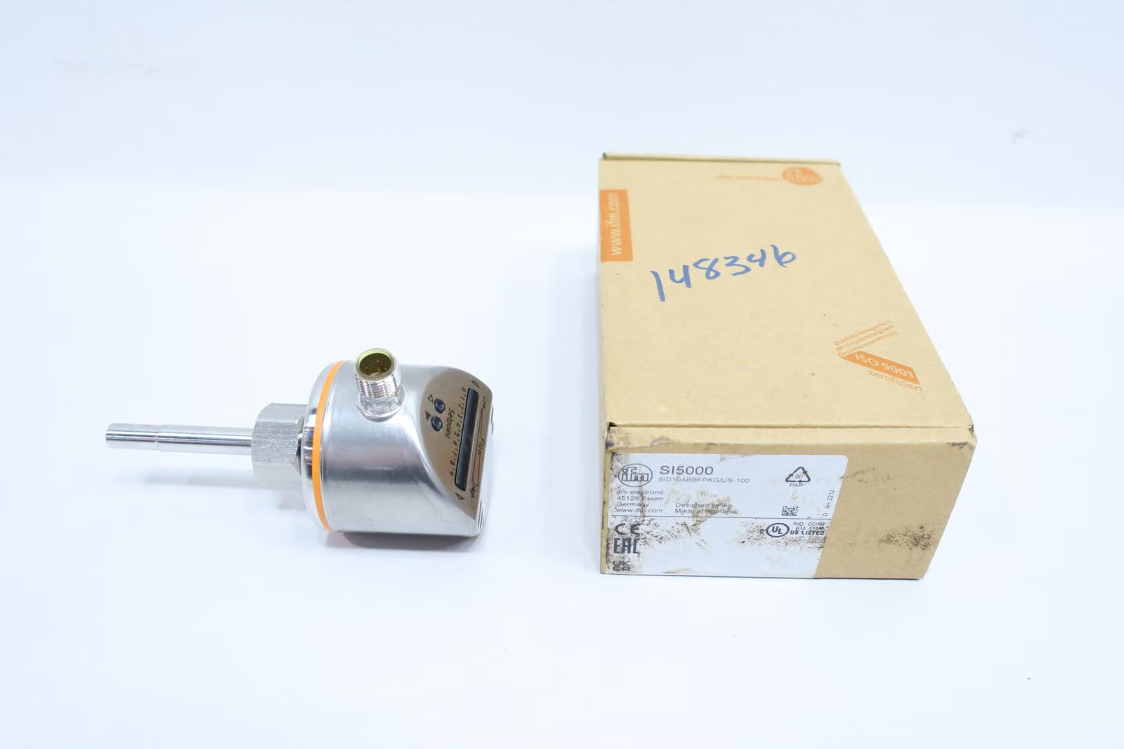 Ifm Efector SI5000 SID10ABBFPKG/US-100 Flow Sensor 19-36v-dc
