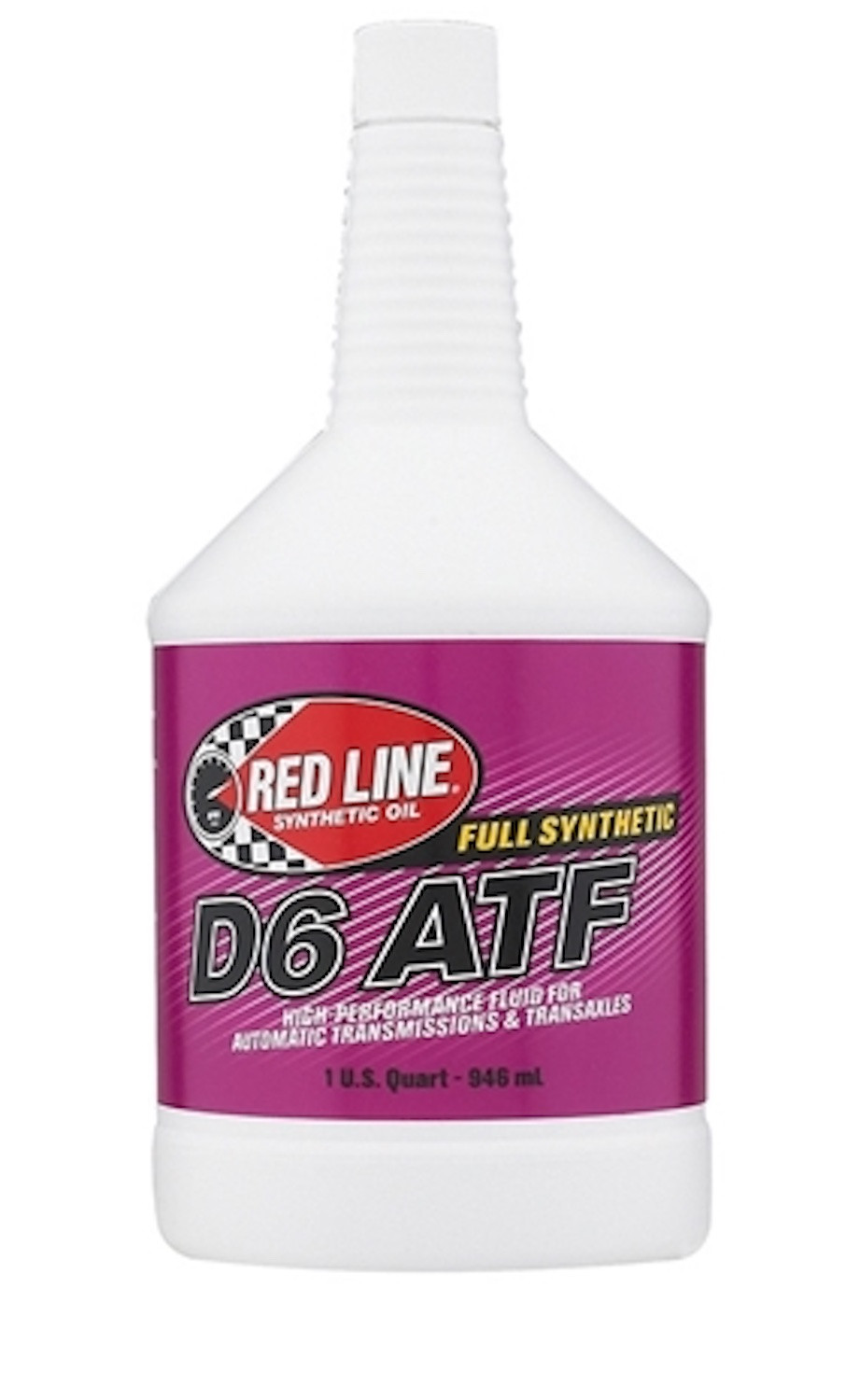 Red Line Full Synthetic D6 Automatic Transmission Fluid 1 Quart Bottle Set of 4