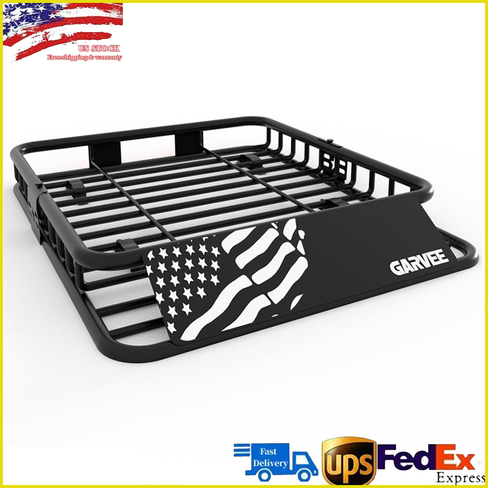 46/51/64" Universal Roof Rack Rooftop Cargo Top Luggage Carrier Basket Holder