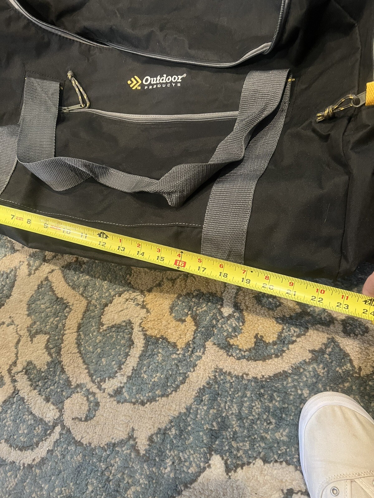 Outdoor Products Mountain Duffel Black Large (15 x 15 x 30 Inch) Unstuffed.