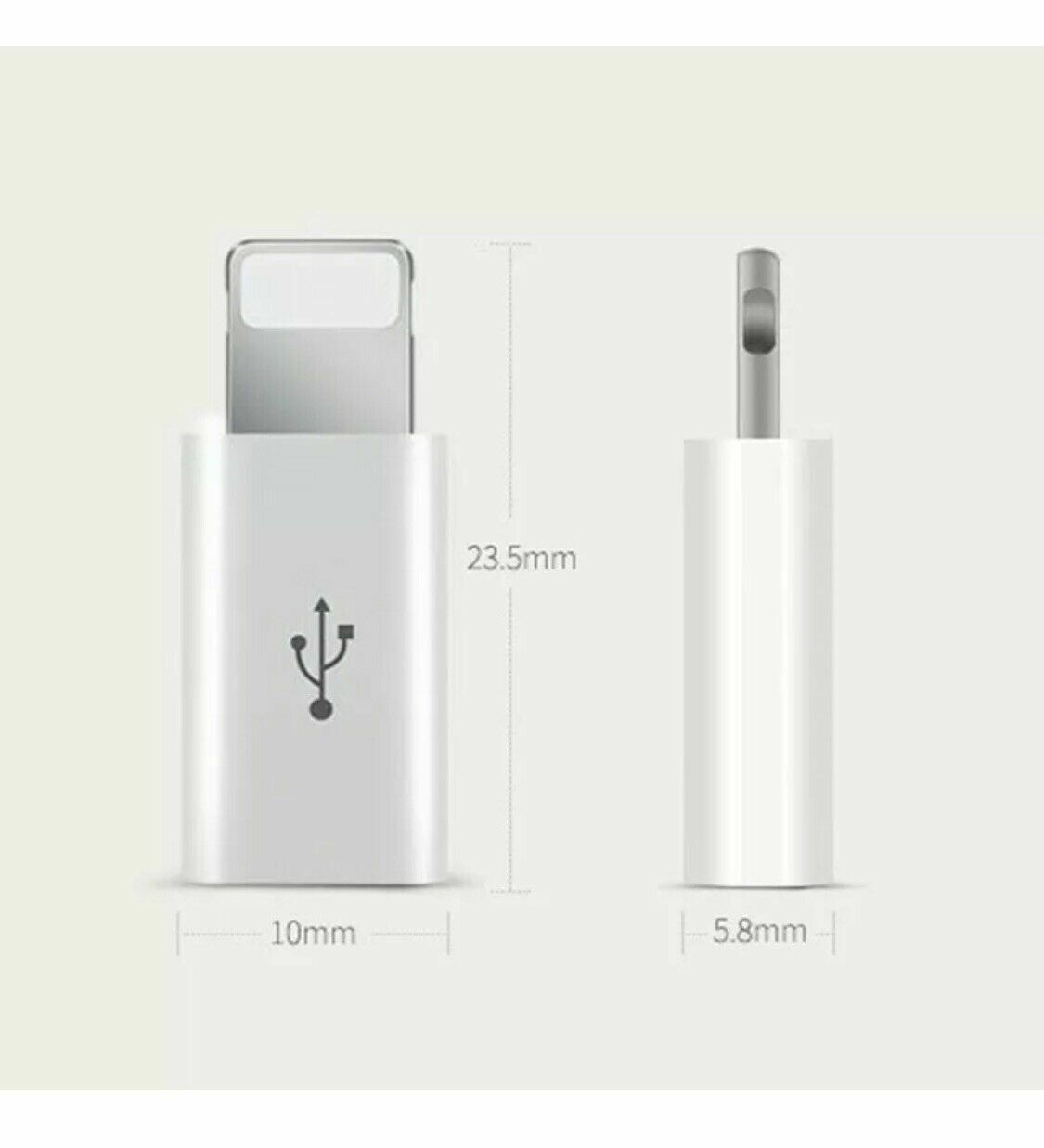 Micro USB to 8Pin Data Cable Adapter android to iPhone Converter LOT For iPhone