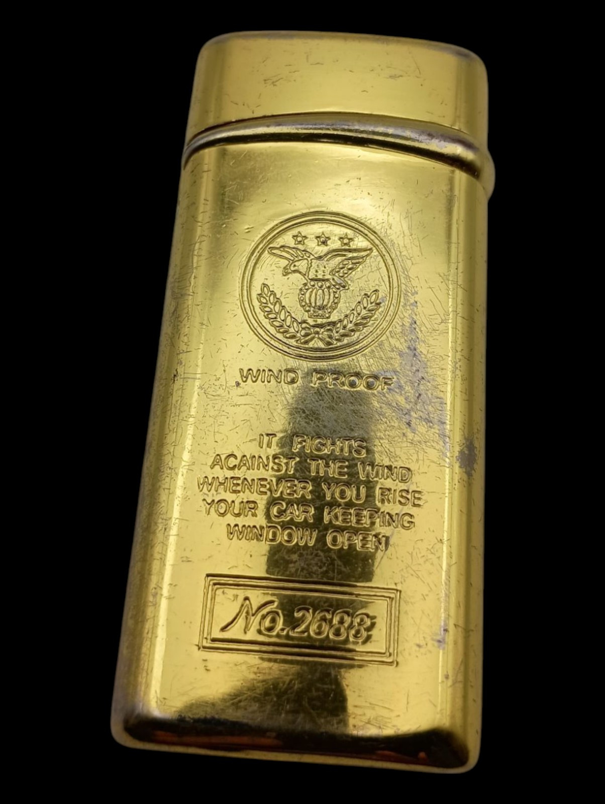 Military Eagle # 2688 Cigarette Lighter Wind Proof