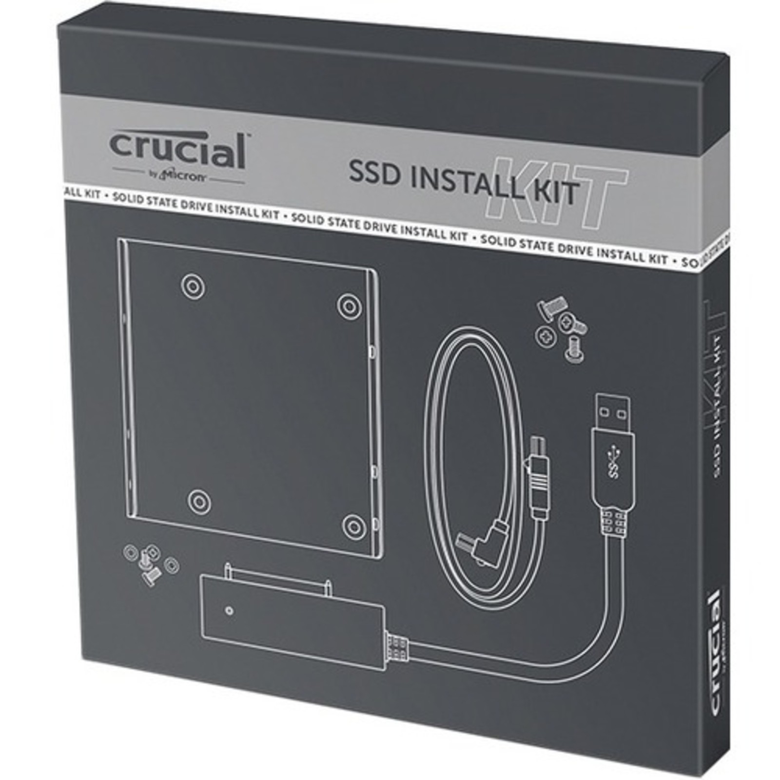 Micron Technology - CTSSDINSTALLAC - Crucial Drive Bay Adapter for 3.5